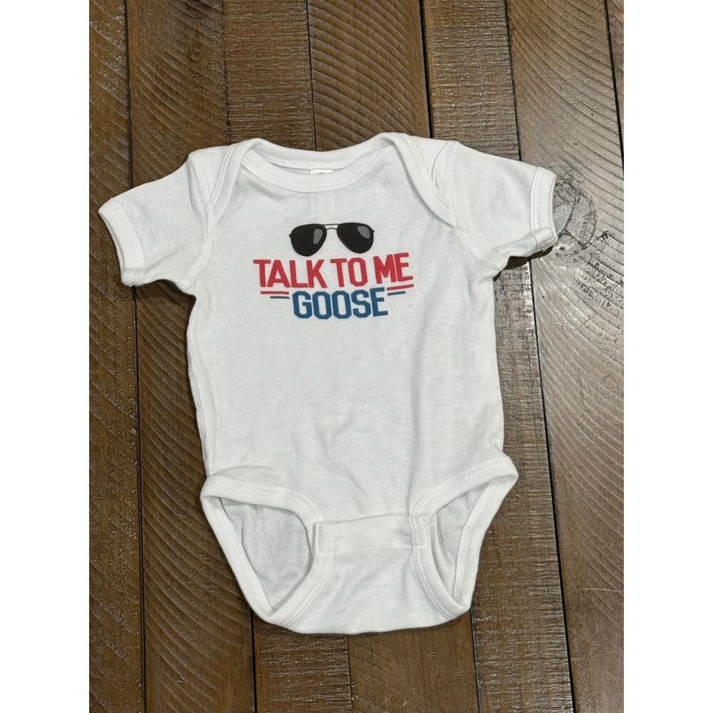 Talk To Me Goose One piece by Rabbit Skins 6 Months (NWOT)